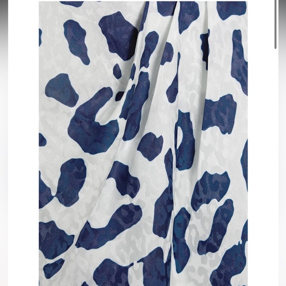 RONNY KOBO Jade leopard-print satin-jacquard midi dress - Picture 6 of 16